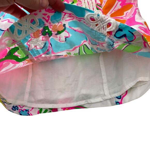 Lilly Pulitzer Dress Sheath Knee Girls 2T Floral Sleeveless Preppy Colorful - Picture 5 of 8